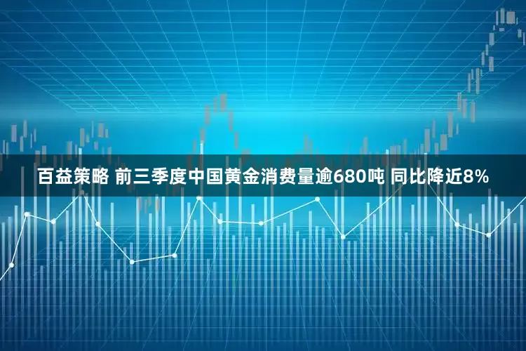 百益策略 前三季度中国黄金消费量逾680吨 同比降近8%